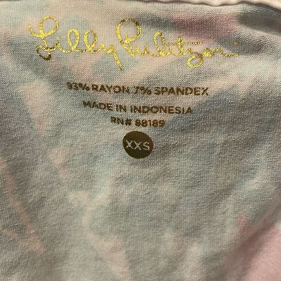 Lilly Pulitzer- “Riley” Hooded Vibrant Beach Cover-Up Dress w/ UPF 50+ Size XXS - Picture 4 of 10